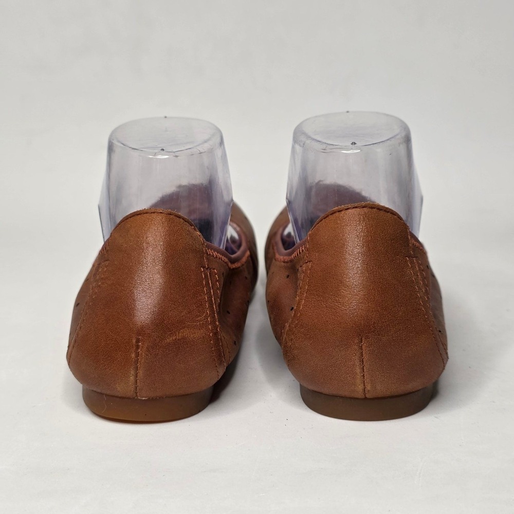 Born Ballet Women's Size 9 Brown Tan Leather Flats Loafers Slip On Comfort Shoes - Picture 6 of 12